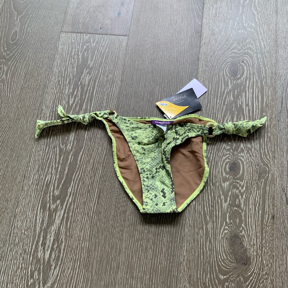 CIA.Maritima snake print side the bikini bottom